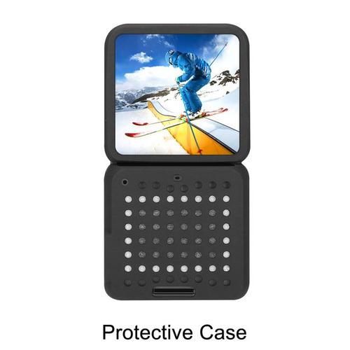 Étui En Silicone Pour Dji Osmo Action 2 Protecteur D'écran En Verre Trempé Film De Protection Boîtier Accessoires