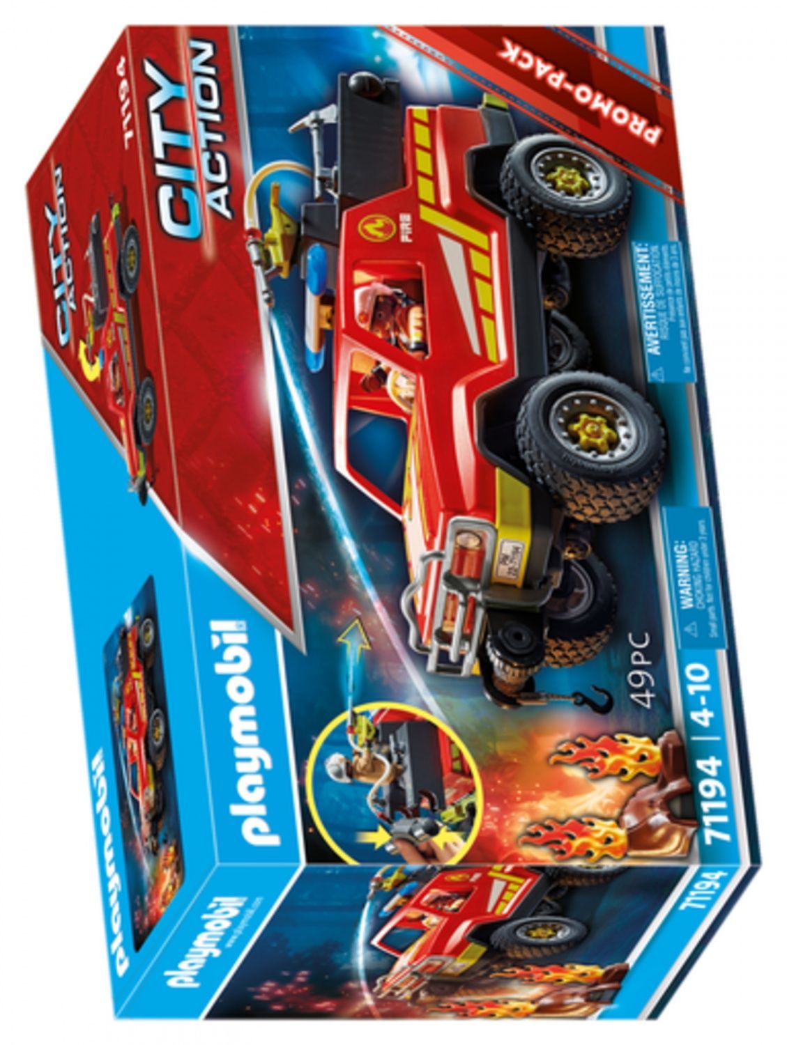 Playmobil 71194 - Pick-Up Et Pompier - 2