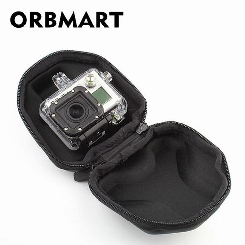 Petit Étui De Protection Portable Eva Pour Gopro Hero 4 3 + 3 2 Xiaomi Yi Sjcam Sj4000 Sj5000 Sj6000 Wifi Caméra Sport