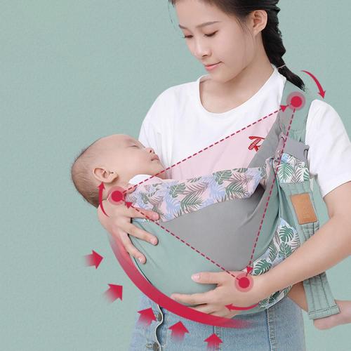 Generic Porte-bébé à double usage, écharpe pour nouveau-né, porte-couverture  d'allaitement en tissu maillé à prix pas cher