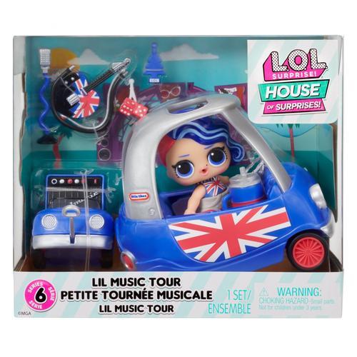 Core Dolls L.O.L. Surprise Hos Coffret Mobilier Avec Poupée 7,5cm S6 - Cheeky Babe + Lil Music Tour