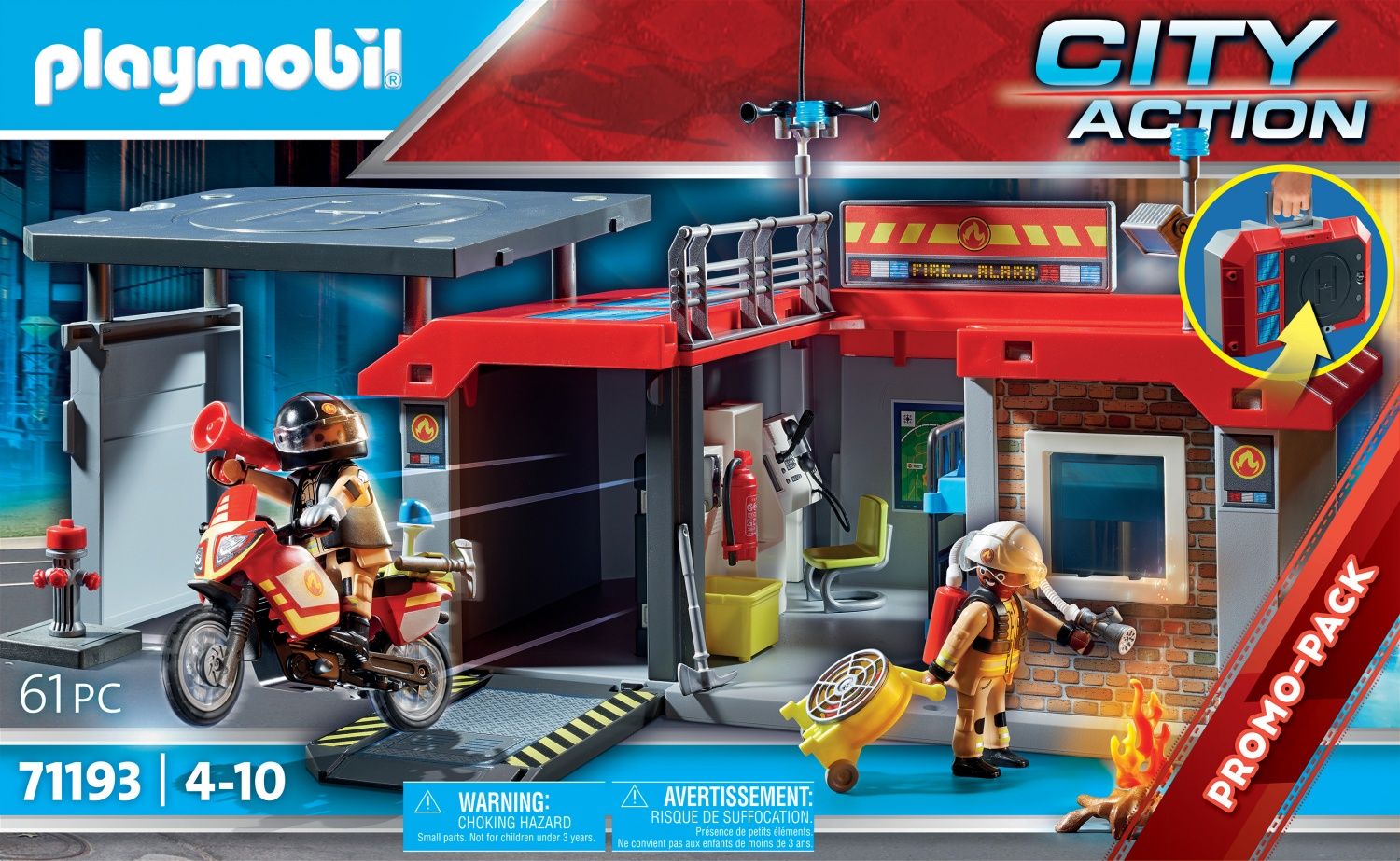 Playmobil 71193 - Caserne Pompiers Tran