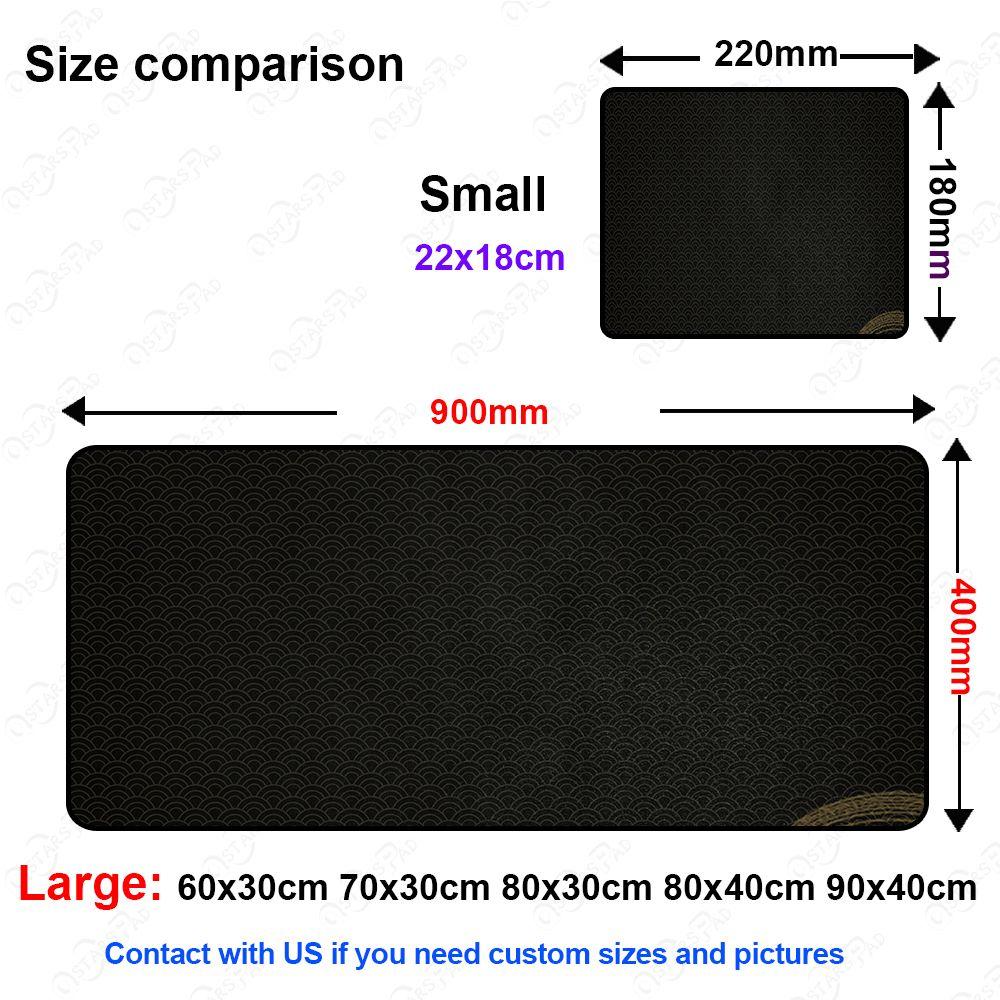 Tapis de souris rose XXL 80x40 cm