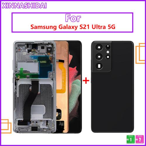 Écran Tactile Lcd Original De 6.8 Pouces Pour Samsung Galaxy S21 Ultra 5g G998 G998u 100% Testé