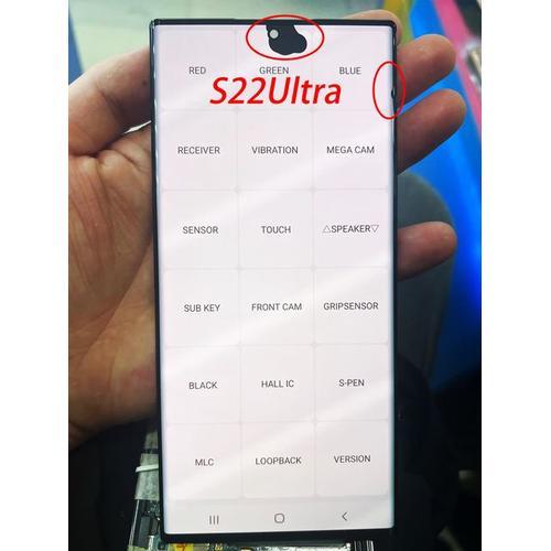 Ensemble Écran Tactile Lcd Avec Point 100% Testé Original Pour Samsung Galaxy S22 Ultra S22u S908 S908b