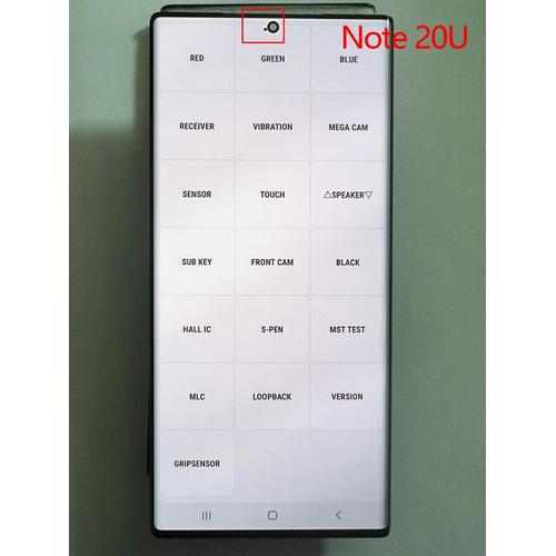 Écran Lcd Avec Lignes Ou Points Pour Samsung Galaxy Note 20 Ultra Sm-N985f Sm-N985f/Ds N986 5g Original
