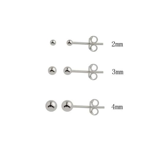 Couleur Argent Couleur 2mm Boucles D'oreilles En Argent Sterling 925 Plaqué Or Petit Piercing Boucle D'oreille Pour Femmes Bijoux De Mode Accessoires Cadeaux