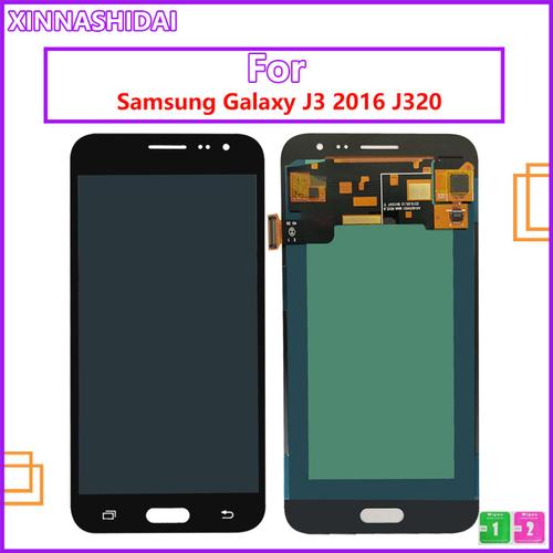 Ensemble Écran Tactile Lcd Pour Samsung Galaxy J3 2016 J320 J320f J320fn 100% Testé