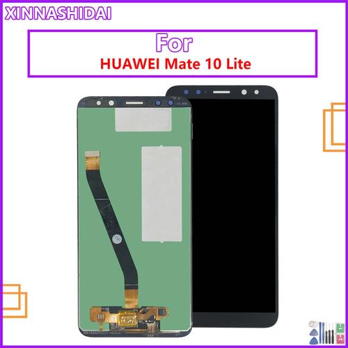 Écran Tactile Lcd De Remplacement 5.9 Pouces Sans Cadre Pour Huawei Mate 10 Lite Nova 2i Rne-L21