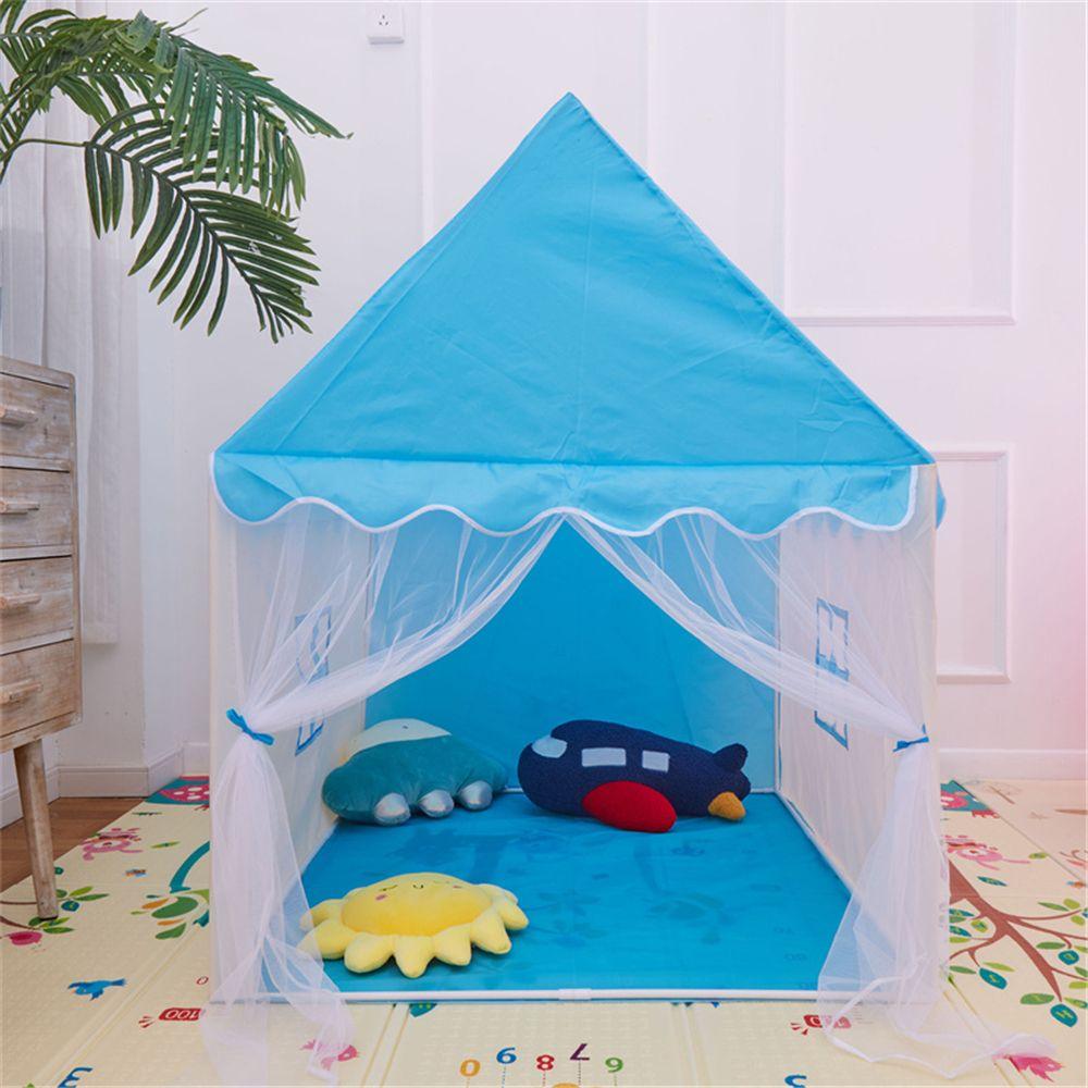 Tente Portable pliable pour enfants, 1.25M, Tipi, maison de jeux pour  bébés, château princesse rose, décor de chambre d'enfant