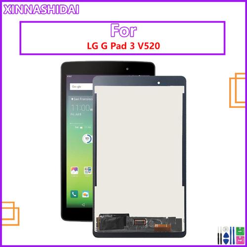 Écran Tactile Lcd 100% Pouces Pour Lg G Pad 3 Iii Gpad3 Gpad X 8.0 V520 V521 8.0 Testé