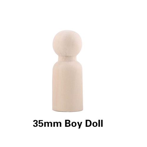 Poupée En Bois 65mm 35mm, 10 Pièces, Poupée Vierge En Bois Pour Fille Et Garçon, Inachevé, Fait À La Main, Produit Pour Bébé, Cadeau De Noël