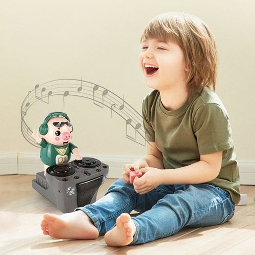 Jouet De Musique Électronique Pour Enfants, Dj Pig, Nouveau Jouet Musical Pour Enfants, Danse Avec Lumières Colorées, Jeux De Maison Avec Enfants