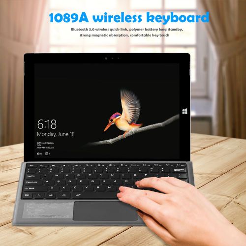 Clavier de jeu sans fil 6/7 pour Microsoft Surface Pro 3/4/5/3.0 PC, tablette, tablette, ordinateur portable