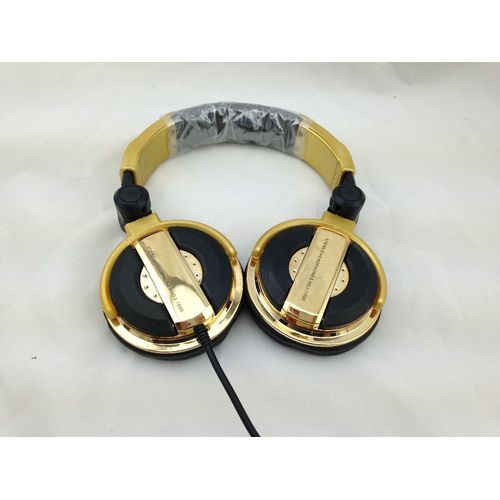 Casque DJ grand fone de ouvido isolation phonique ecouteur suivi professionnel casque audio doré oordopjes casque filaire
