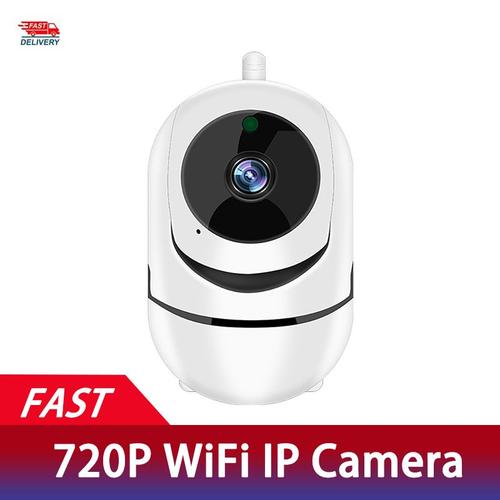 Caméra De Surveillance Intérieure Ip Wifi 720p, Dispositif De Sécurité Domestique Intelligent, Babyphone Vidéo, Avec Vision Nocturne, Détection De Mouvement Et Alarme