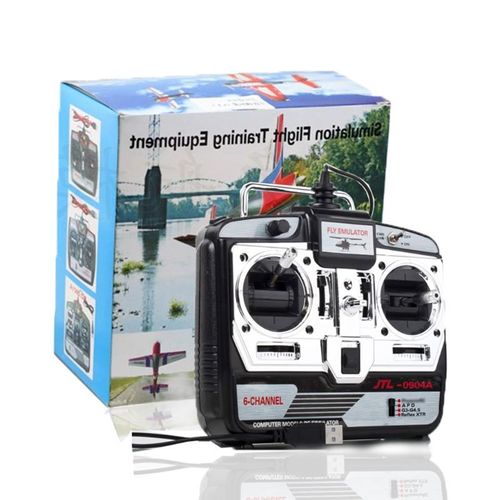 Simulateur De Vol Rc 6ch Jtl 0904a Prend En Charge Le Vrai Drone À Aile Fixe Rf7 G7 Phoenix 5.0 Xtr Mode 2 Hélicoptère Télécommandé-Générique