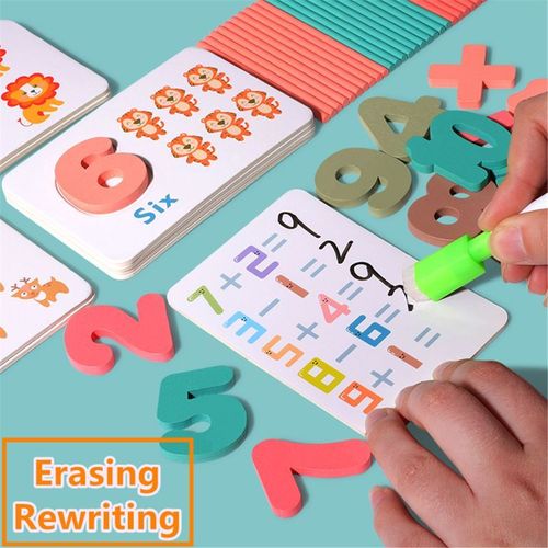 Jeu De Cartes Avec Chiffres Et Flash, Cartes D'animaux, Jeu De Puzzle Assorti, Jouets Éducatifs Montessori, Cadeau Pour Les Tout Petits