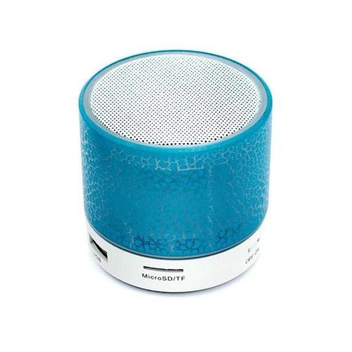 Mini haut parleur Bluetooth sans fil, caisson de basses coloré, lumière LED, Portable, 20W, 15W, 400mah, batterie intégrée, plastique, gamme complète