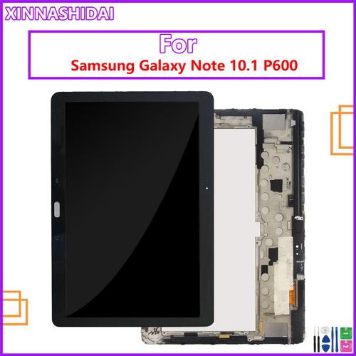 Écran Tactile Lcd De Remplacement Pour Samsung Galaxy Note 10.1 Sm-P600 P605 P600 P601 Assemblage Complet