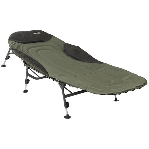 Capture Outdoor - Bedchair "Booster Xk-60 Xxl" - Lit De Camp Pour Pêche De La Carpe - 600d Oxford - Inclinable