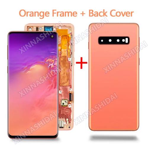 Écran Tactile Lcd Amoled Pour Samsung Galaxy S10 G973f/Ds G973f G973 S10 G973f/Ds G973f G973 Original Nouveau