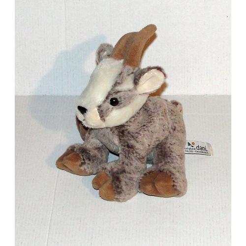 Doudou Chevre Des Montagnes Creations Dani Petit Bouquetin 14 Cm