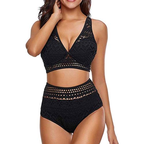 Maillot de bain ventre plat 2 pièces sale