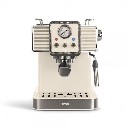 Machine à café expresso Livoo DOD174C Crème