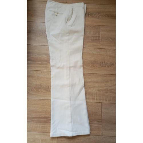 Pantalon Blanc Marque Coté Femme Taille 38