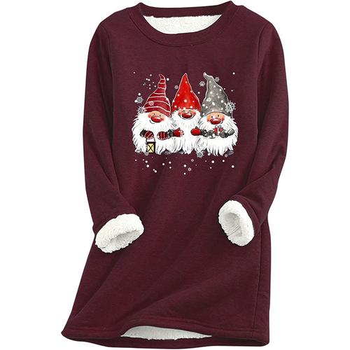 Femme Pull De Noel - Pull Casual Sport Funny Ugly Sweat Multicolore Imprimé Jumper De Noel Chaud Chic Ample Sweater Vêtement Hoodies