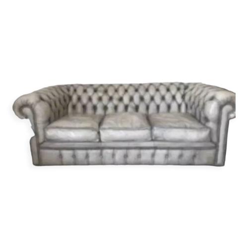 Canap Chesterfield Fleming Howland Blanc