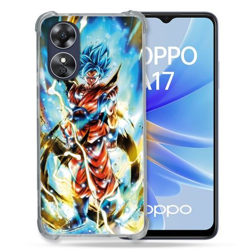 Coque Renforcée Pour Oppo A17 Manga Dragon Ball Sangoku Blanc