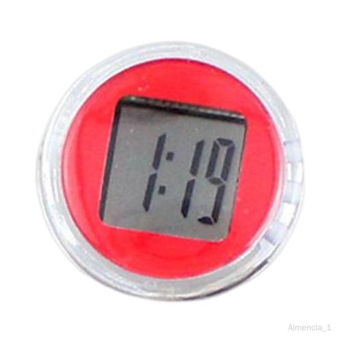 yotijar Mini horloge numérique de moto cadran rond horloge montre
