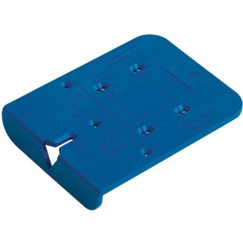 Gabarit de centrage Universel PVC BlueJig pour charnières et Embases - HETTICH