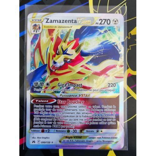 Pokémon Zamazenta Vstar Zenith Supreme 099 / 159