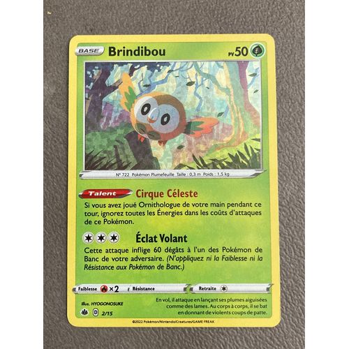 (1842) Brindibou 2/15 Pokemon 