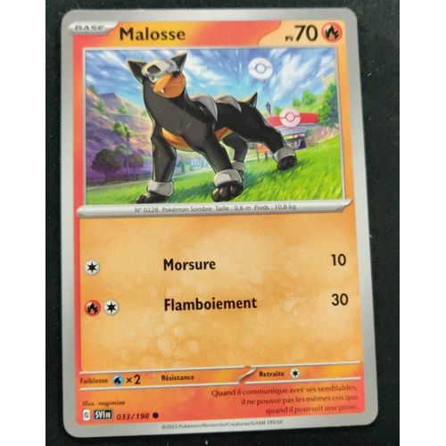 Pokémon Malosse 033 / 198 Ecarlate & Violet