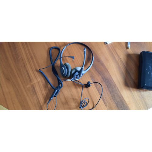 Vend casque telephonique audio stereo avec micro et connecteur mini jack 3,5 mm