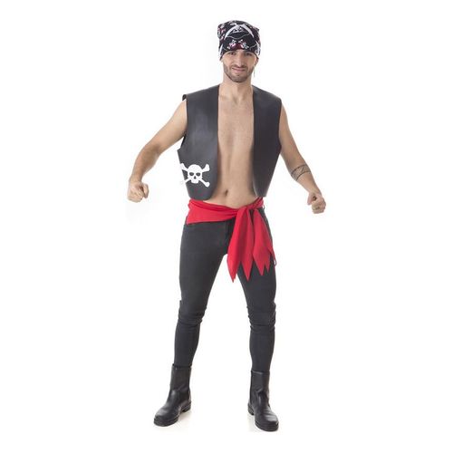 Kit Pirate Pour Homme : Gilet, Ceinture Et Écharpe