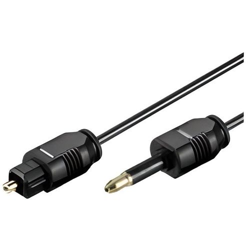 Wentronic toslink à 3.5mm mini-fiche 2,2 mm, 2 m (Import Allemagne)