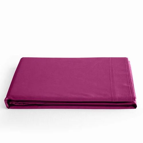 Drap Plat "Prémium" Pour Lit 1 Place & 2 Places - Prémium Magenta - 240 X 300 Cm Pour Lit 2 Places