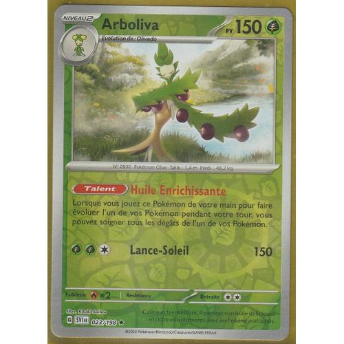 Carte Pokemon - Arboliva - 023/198 - Holo-Reverse - Ecarlate Et Violet -