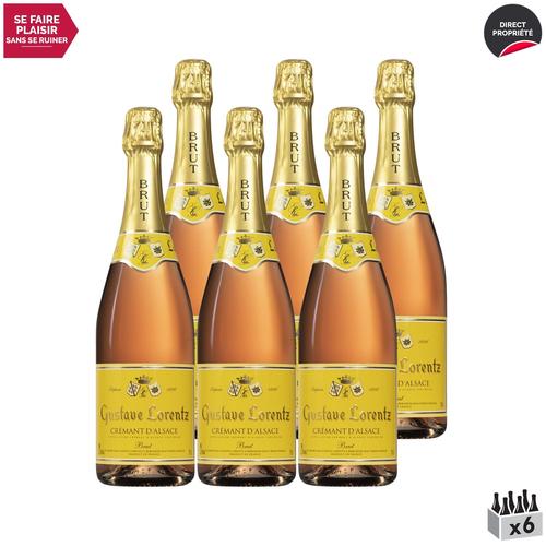 Gustave Lorentz Crémant D'alsace Brut Rosé X6