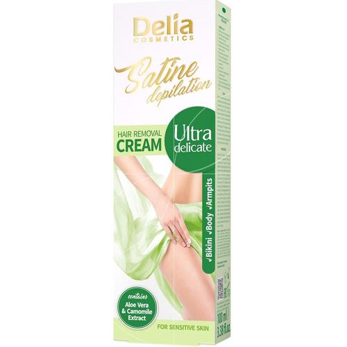 Delia - Satine Depilation - Crème Dépilatoire Ultra Delicate - 100ml 