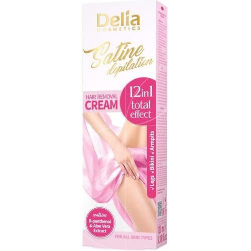 Delia - Satine Depilation - Crème Dépilatoire 12 En 1 Total Effect - 100ml 