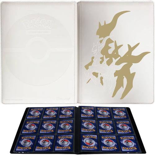 Pokémon - Ultra Pro - Portfolio - A4 - 9 Cases - Premium Pro-Binder Similicuir - Elite Series - Arceus - 9 Cases