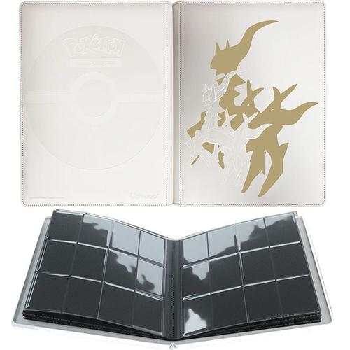 Pokémon - Ultra Pro - Portfolio - 12 Cases - Premium Pro-Binder Similicuir - Elite Series - Arceus - 12 Cases