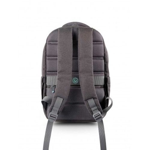 URBAN FACTORY Eco laptop backpack Eco-designed laptop backpack made from recycled PET. Its structure is reinforced with high density foam