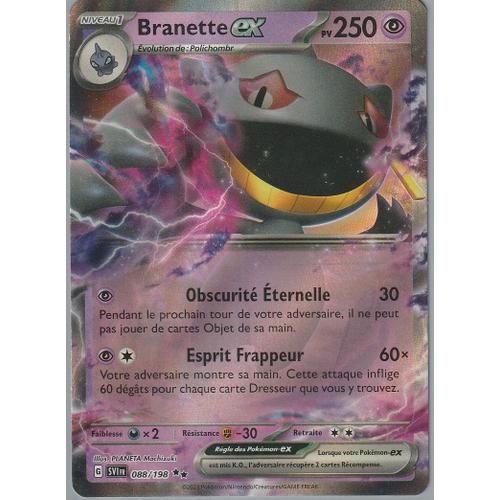 Carte Pokemon - Branette Ex - 088/198 - Ultra-Rare - Ecarlate Et Violet -
